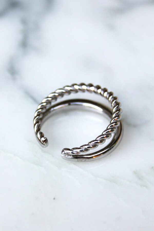 Absolème bague argent massif