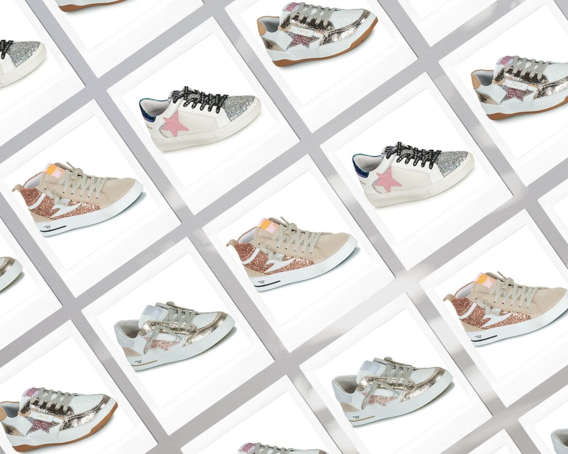 Absolème baskets à paillettes