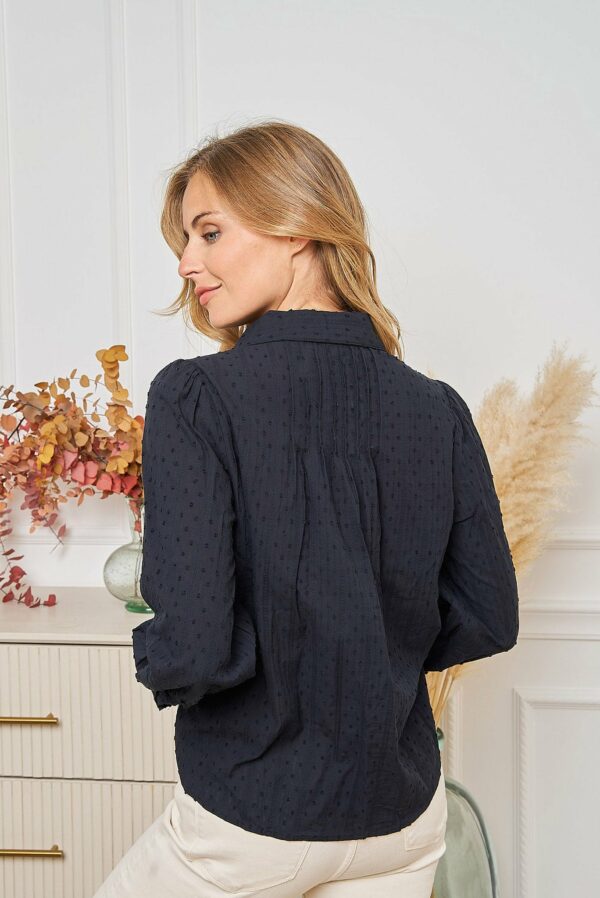 Absolème chemise en coton noir