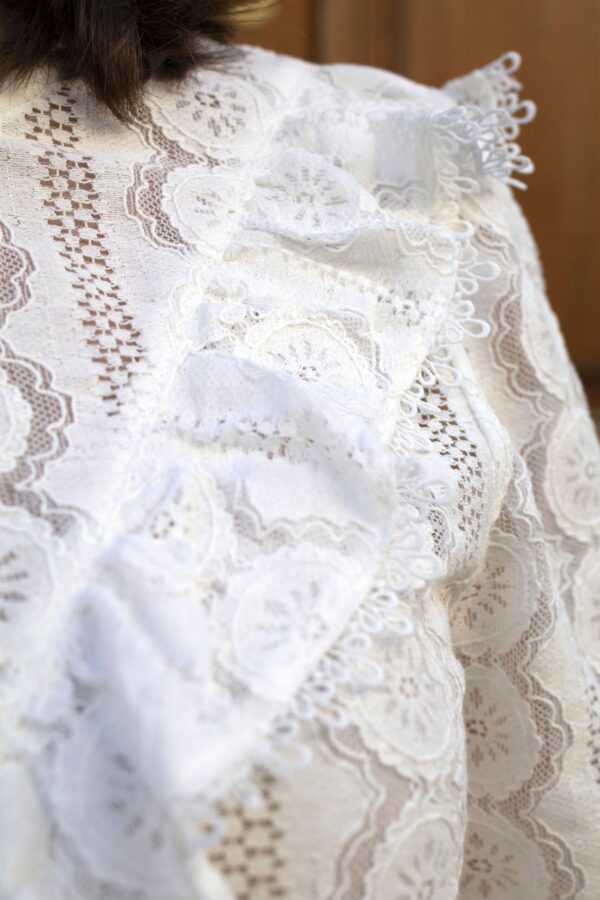 Absolème blouse en dentelle blanche