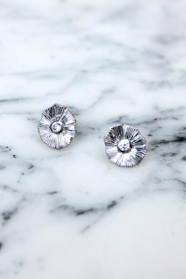 Absolème boucles d'oreilles puces tendances argent 925