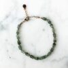 Absolème bracelet en plaqué or et pierre naturelle