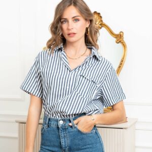 Absolème chemisier en coton pour femme