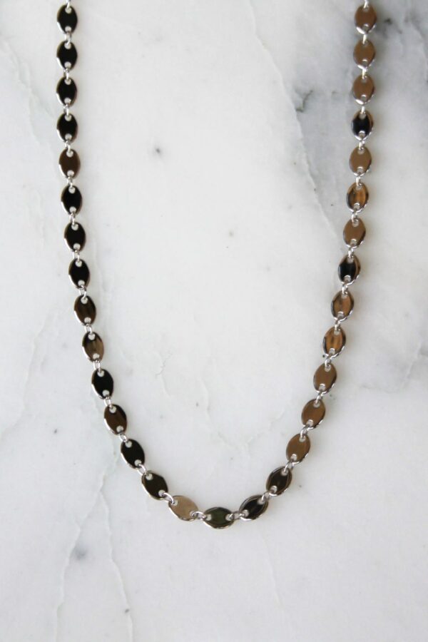 Absolème collier choker en argent massif