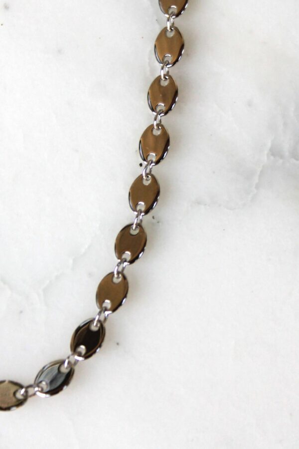 Absolème collier choker en argent massif