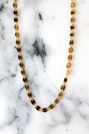 Absolème collier choker en plaqué or