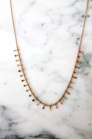 Absolème collier ras du cou choker plaqué or 3 microns