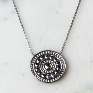 Absolème collier ethnique en argent massif