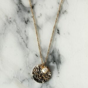 Absolème collier plaqué or et perle d'eau douce
