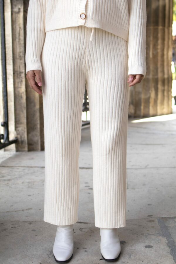 Absolème loungewear ensemble coordonné en maille crème