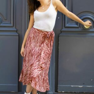Absolème jupe bohème taille haute