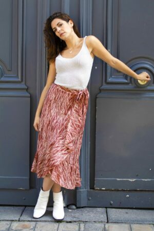 Absolème jupe bohème taille haute