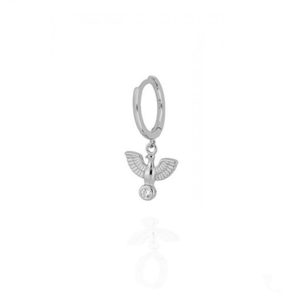 Absolème mini créole aigle argent massif