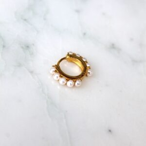 Absolème mini créole or et perles d'eau douce