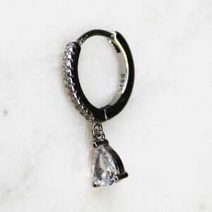 Absolème mini créole tendance argent massif