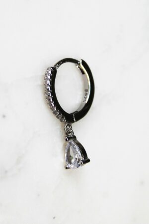Absolème mini créole tendance argent massif