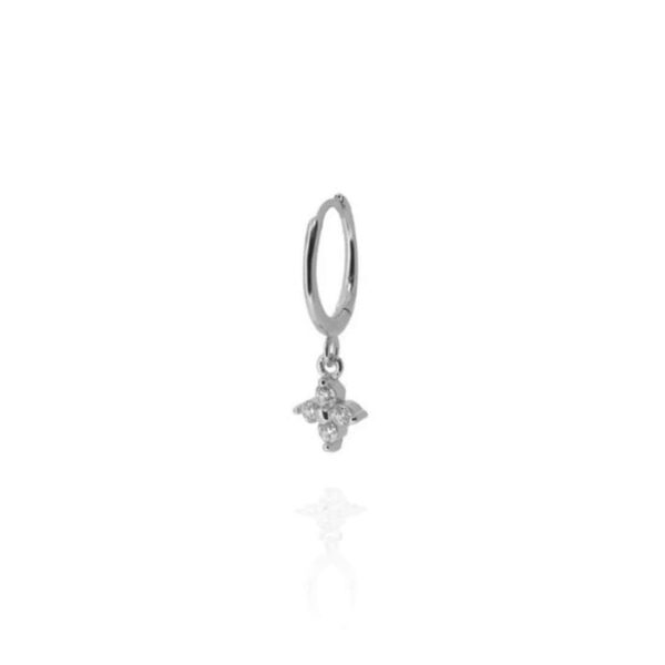 Absolème mini créole argent et zircon