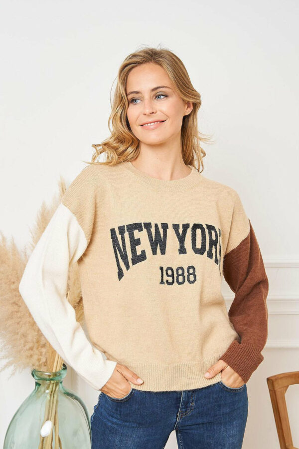 Absolème pull New York camel