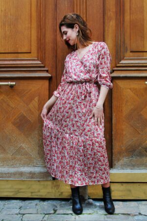Absolème robe longue fleurie bohème