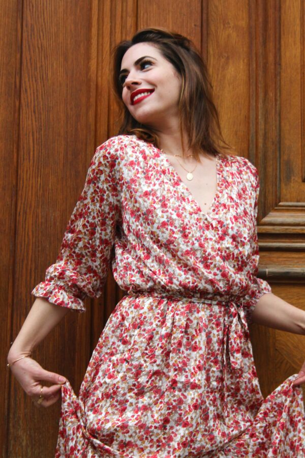 Absolème robe longue fleurie bohème