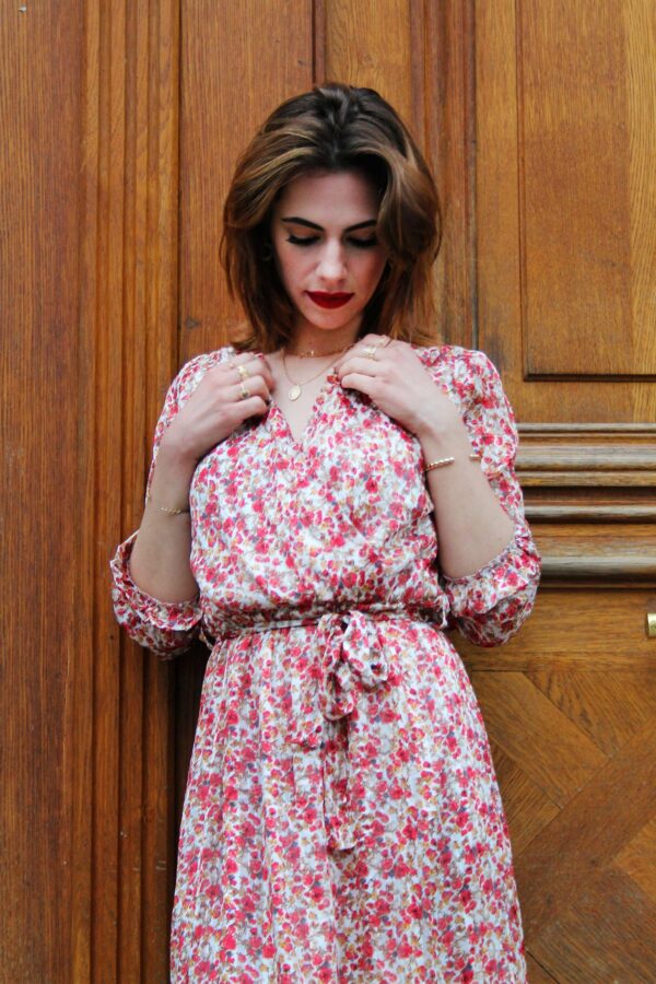 Absolème robe longue fleurie bohème