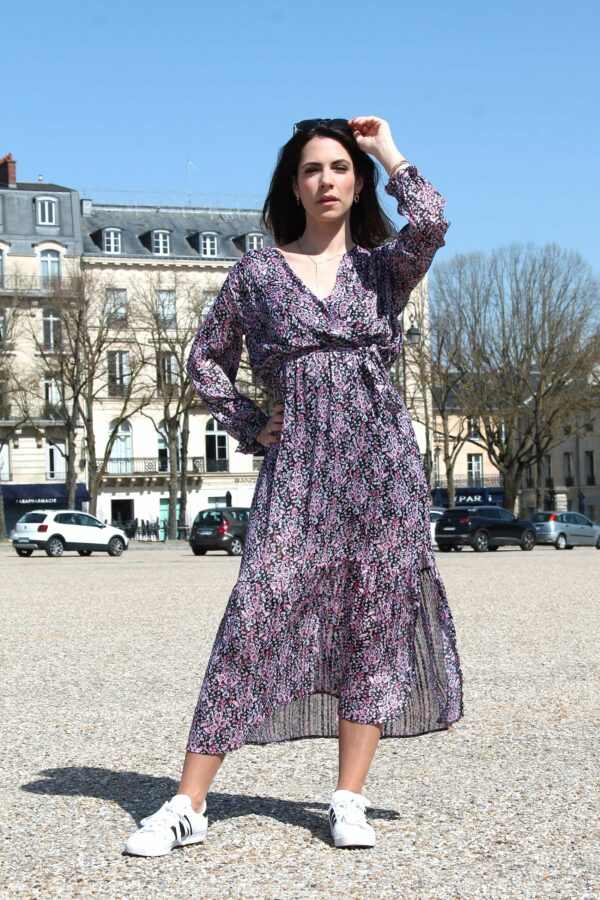 Absolème robe longue fleurie bohème