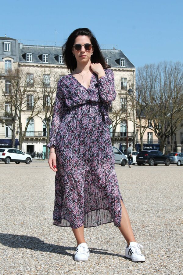 Absolème robe longue fleurie bohème