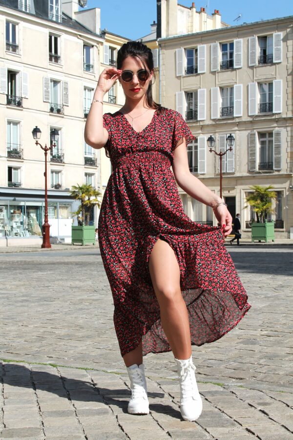 Absolème robe bohème avec dos-nu