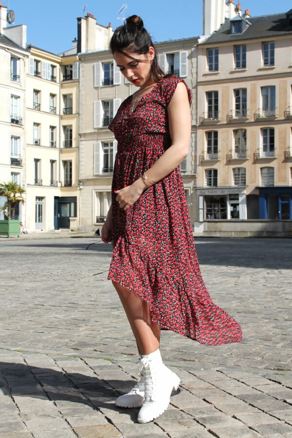 Absolème robe bohème avec dos-nu