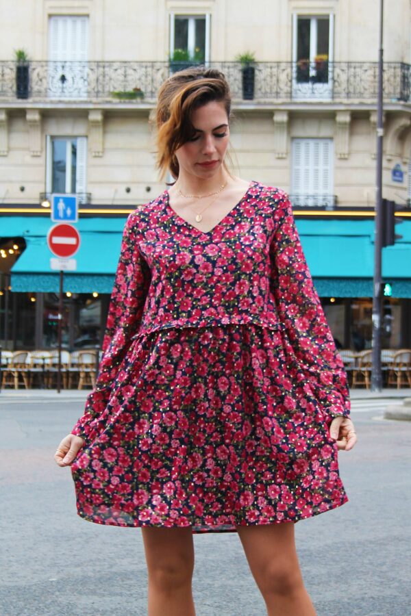 Absolème robe tendance à fleurs