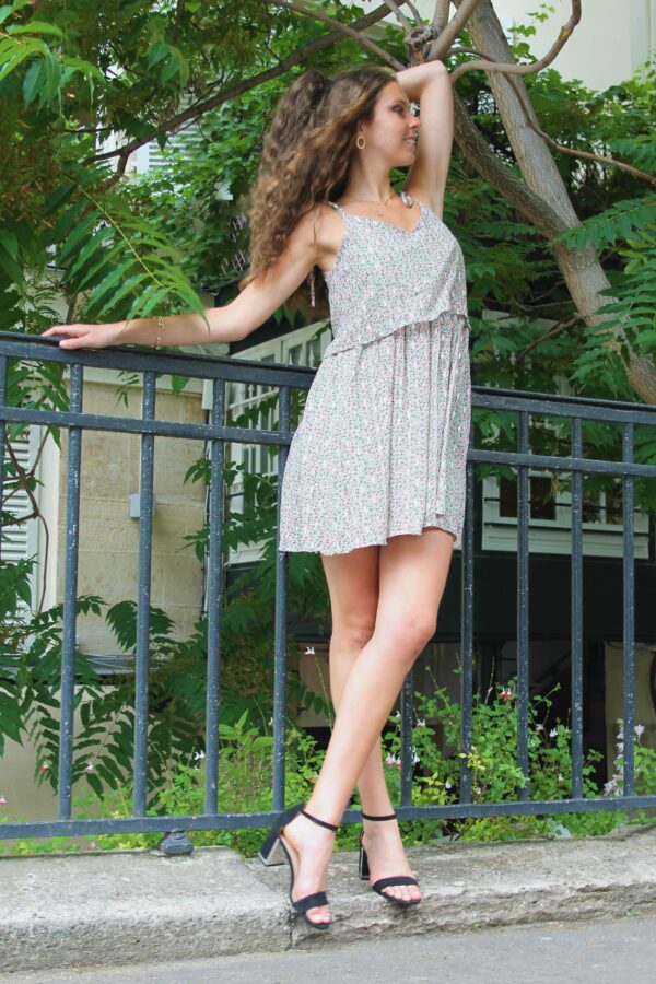 Absolème robe d'été tendance à motif fleuri