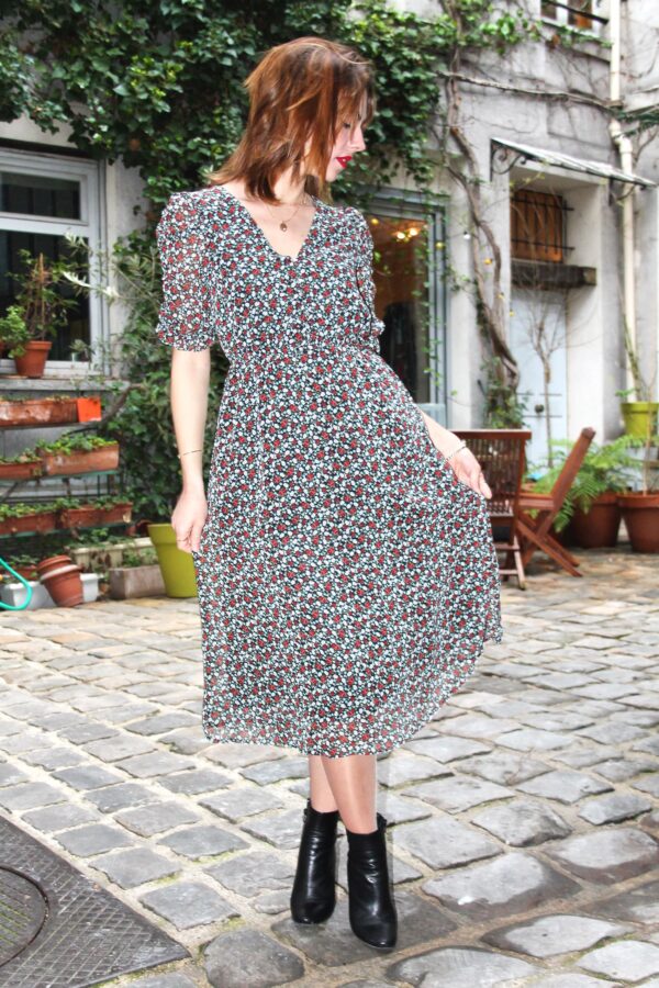 Absolème robe d'été à fleurs