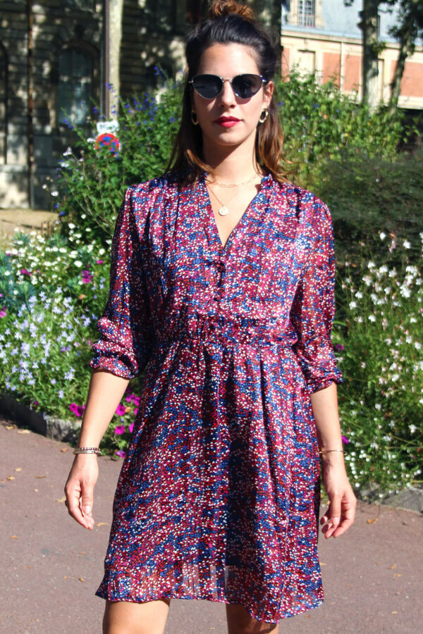 Absolème robe tendance à imprimé géométrique