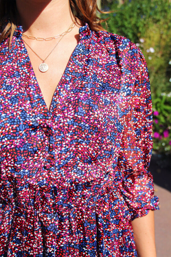 Absolème robe tendance à imprimé géométrique