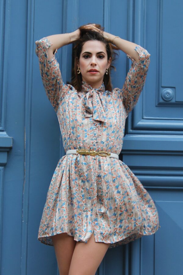 Absolème robe tendance motif fleuri