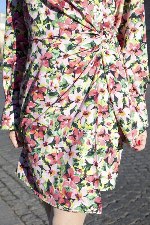Absolème robe cache-coeur imprimé fleuri