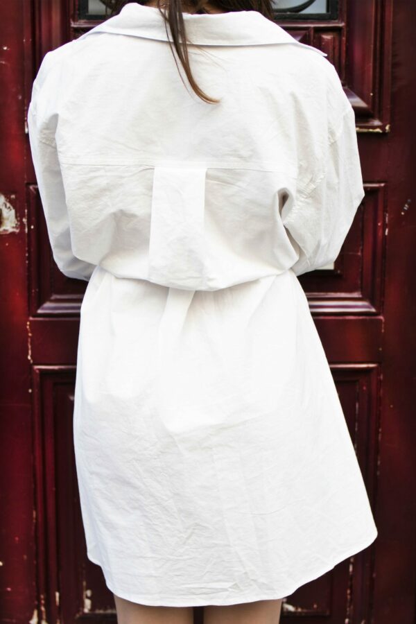 Absolème robe chemise blanche en coton