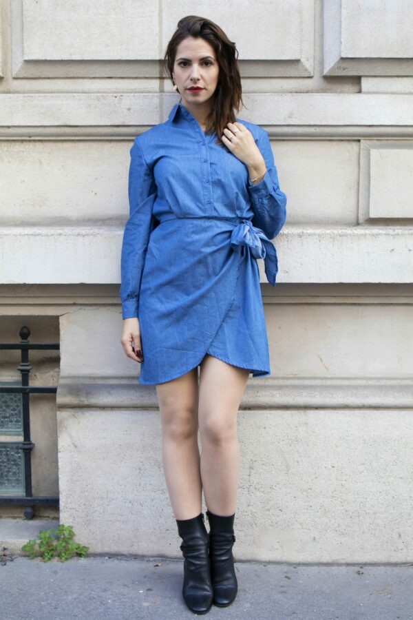 Absolème robe en jean tendance