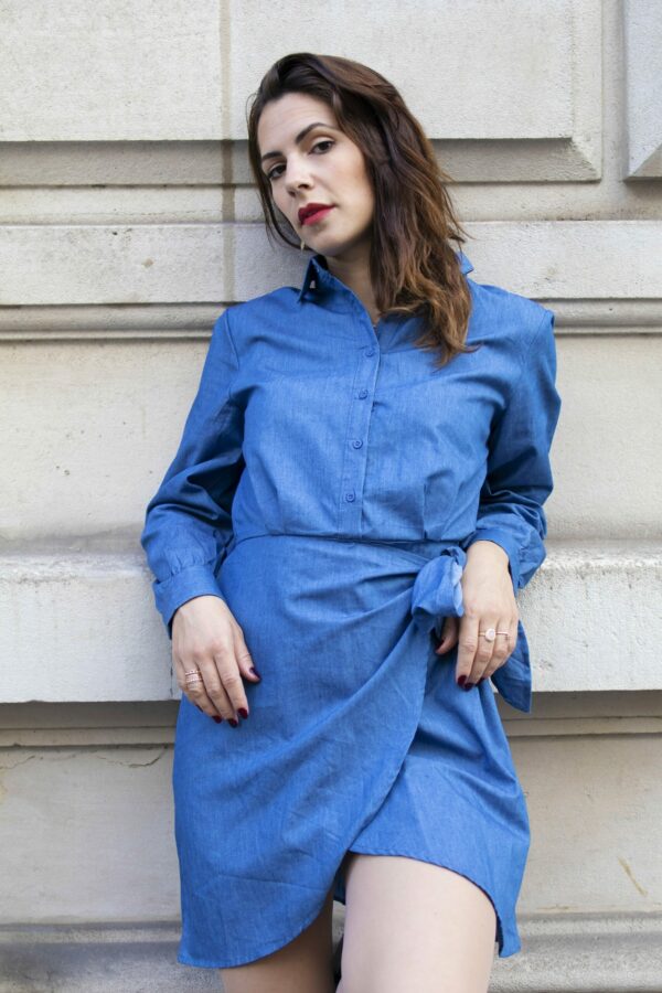 Absolème robe en jean tendance