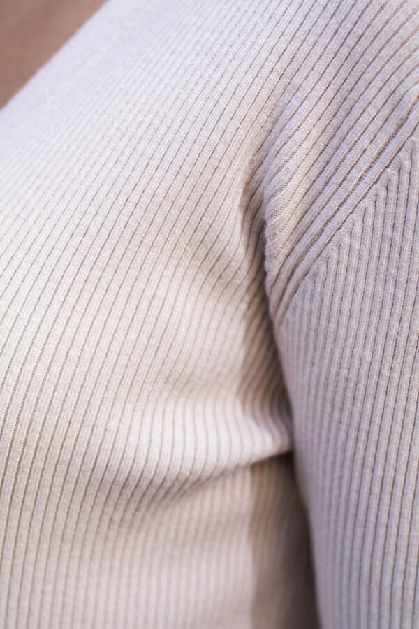 Absolème robe en maille beige