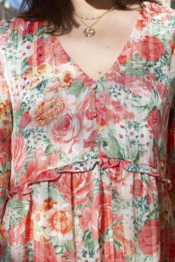 Absolème robe babydoll motif fleuri