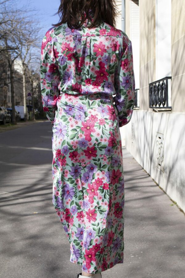 Absolème robe longue fleurie