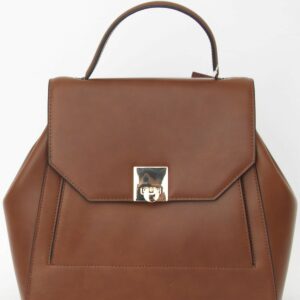 Absolème sac à dos tendance en cuir camel marron