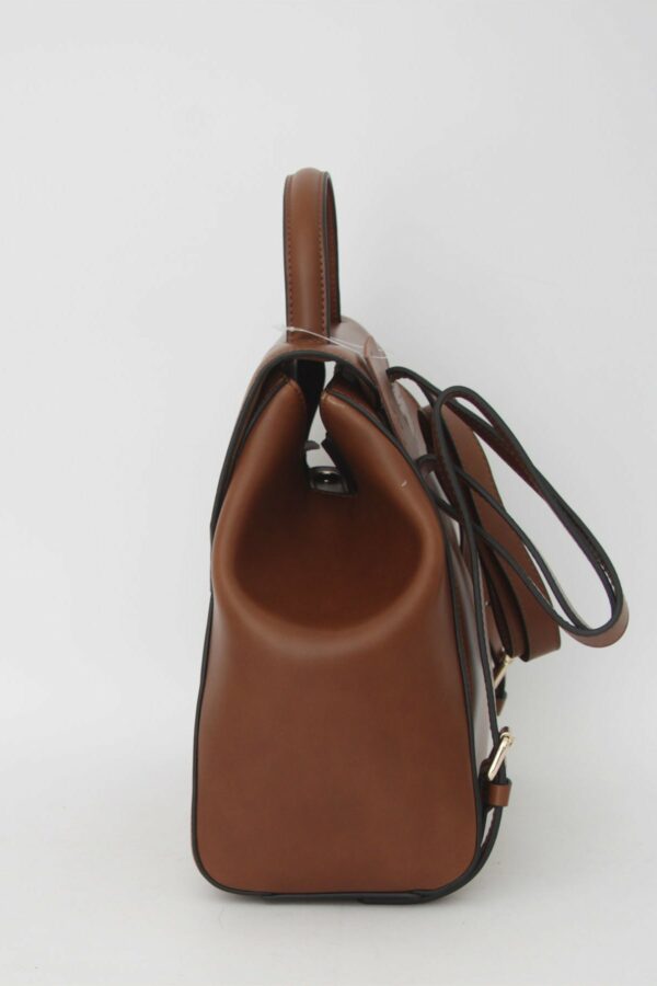 Absolème sac à dos tendance en cuir camel marron