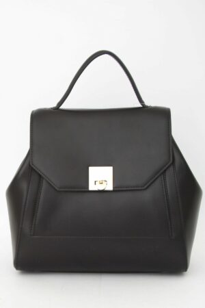 Absolème sac à dos tendance en cuir noir