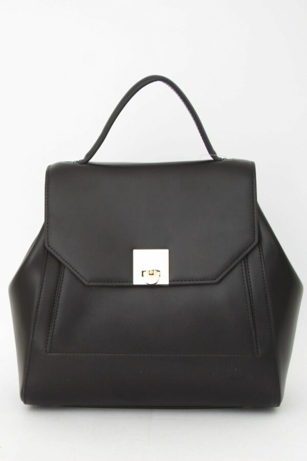 Absolème sac à dos tendance en cuir noir