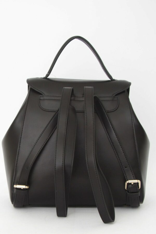 Absolème sac à dos tendance en cuir noir