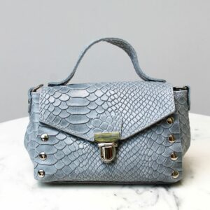 Absolème micro-sac à main en cuir serpent
