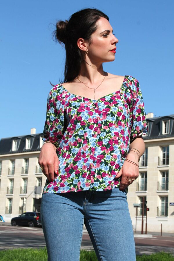 Absolème blouse fleurie