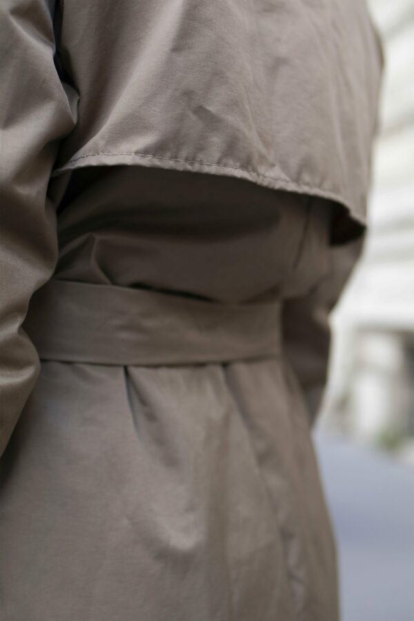 Absolème trench pour femme vert kaki